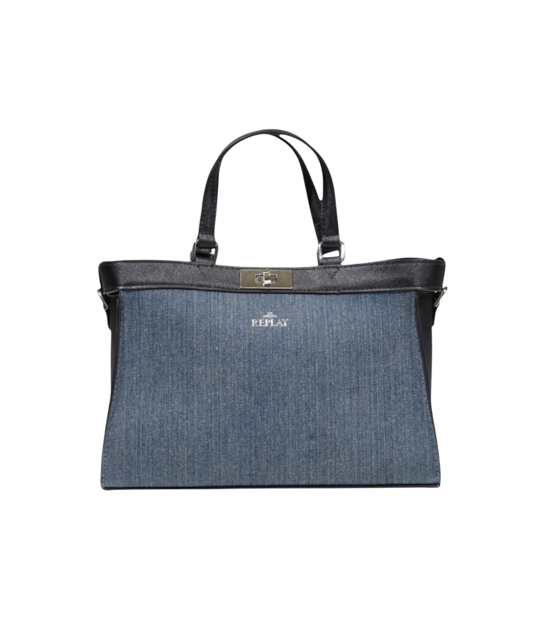 Replay Blauw Denim Handtas