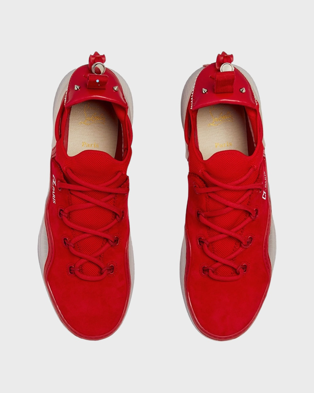 Christian Louboutin Arpoador Donna Rood Suède Dames Sneakers