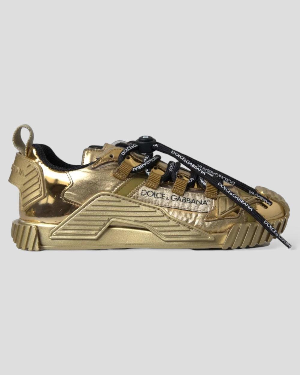 Dolce & Gabbana NS1 Sneakers Metallic Gold