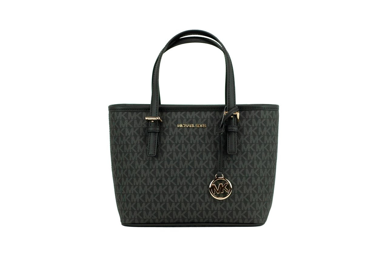 Michael Kors Zwart Jet Set Signature XS Tas