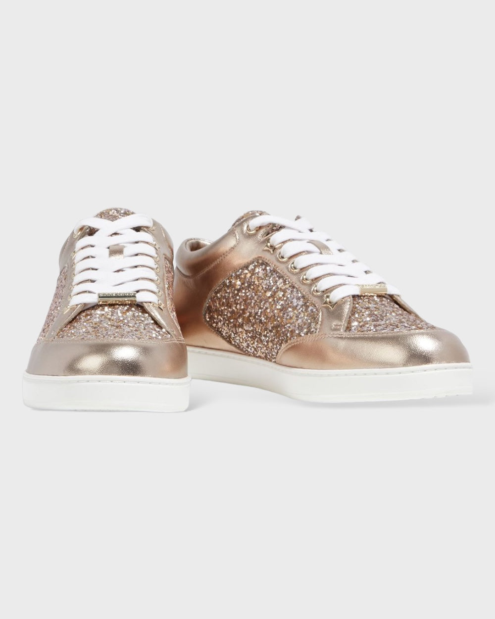 Jimmy Choo Roze Leren Miami Sneakers