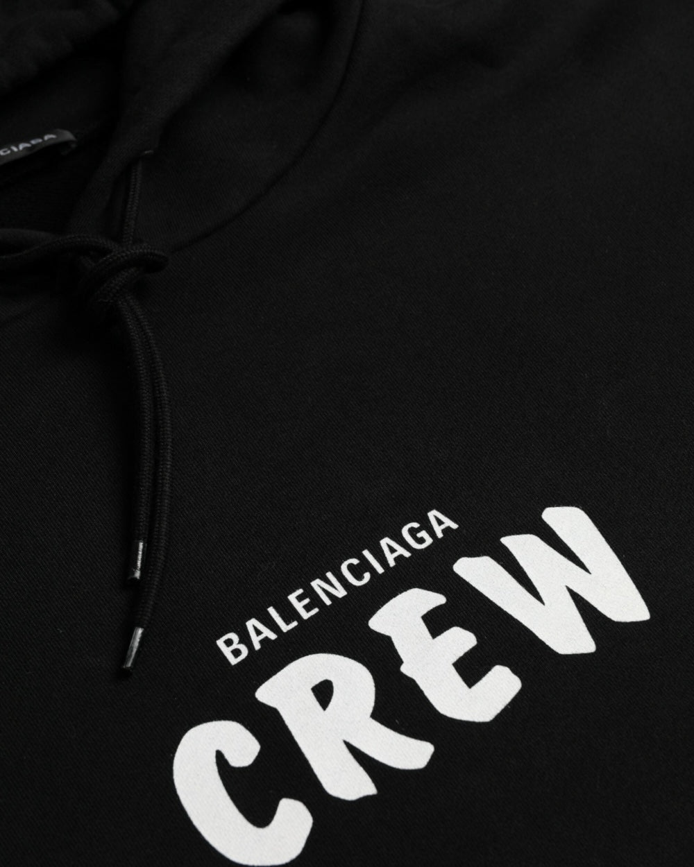 Balenciaga | Zwart Crew Hoodie