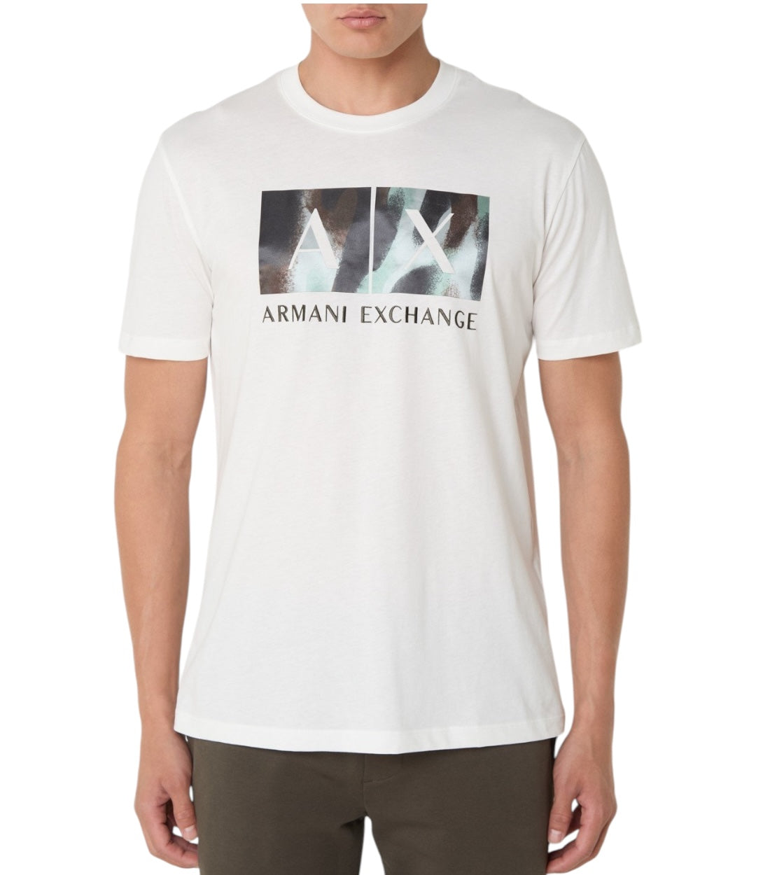 Armani Exchange Wit T-shirt Met Logo