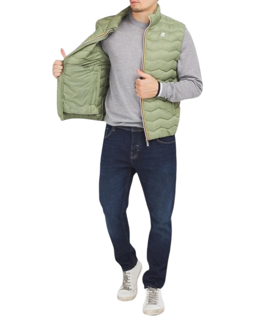 K-WAY Groen Bodywarmer