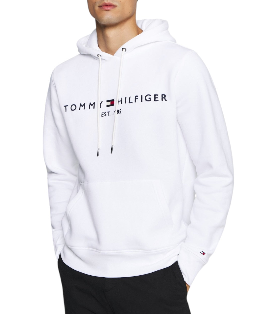 Tommy Hilfiger Jeans Wit Logo Hoodie