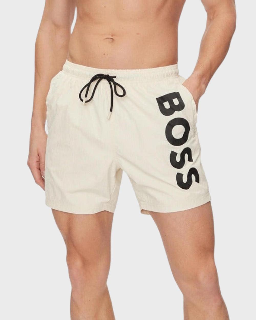 Hugo Boss Beige Zwembroek