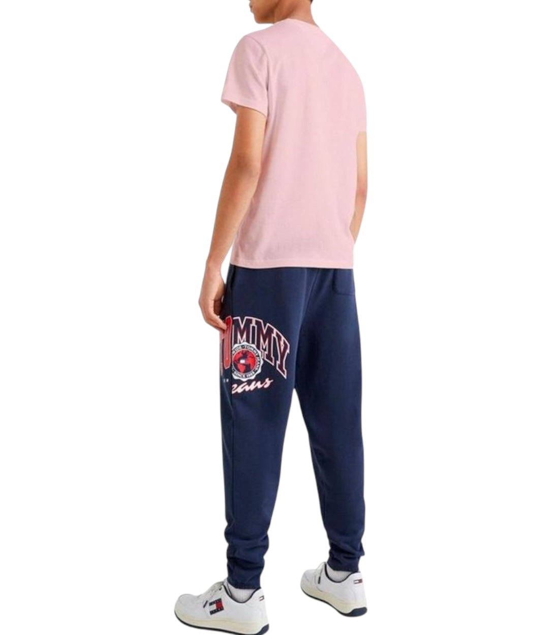 Tommy Hilfiger Jeans Roze Slim Fit T-shirt