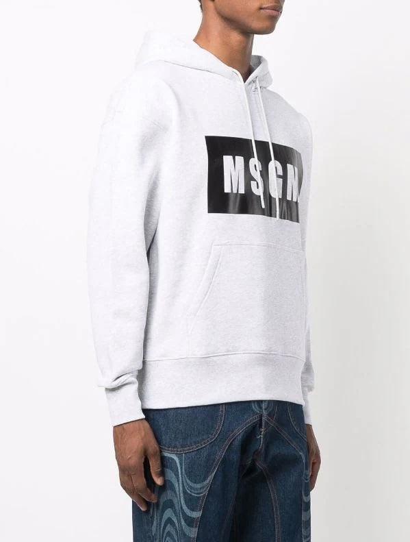 MSGM Grijs Hoodie Unisex