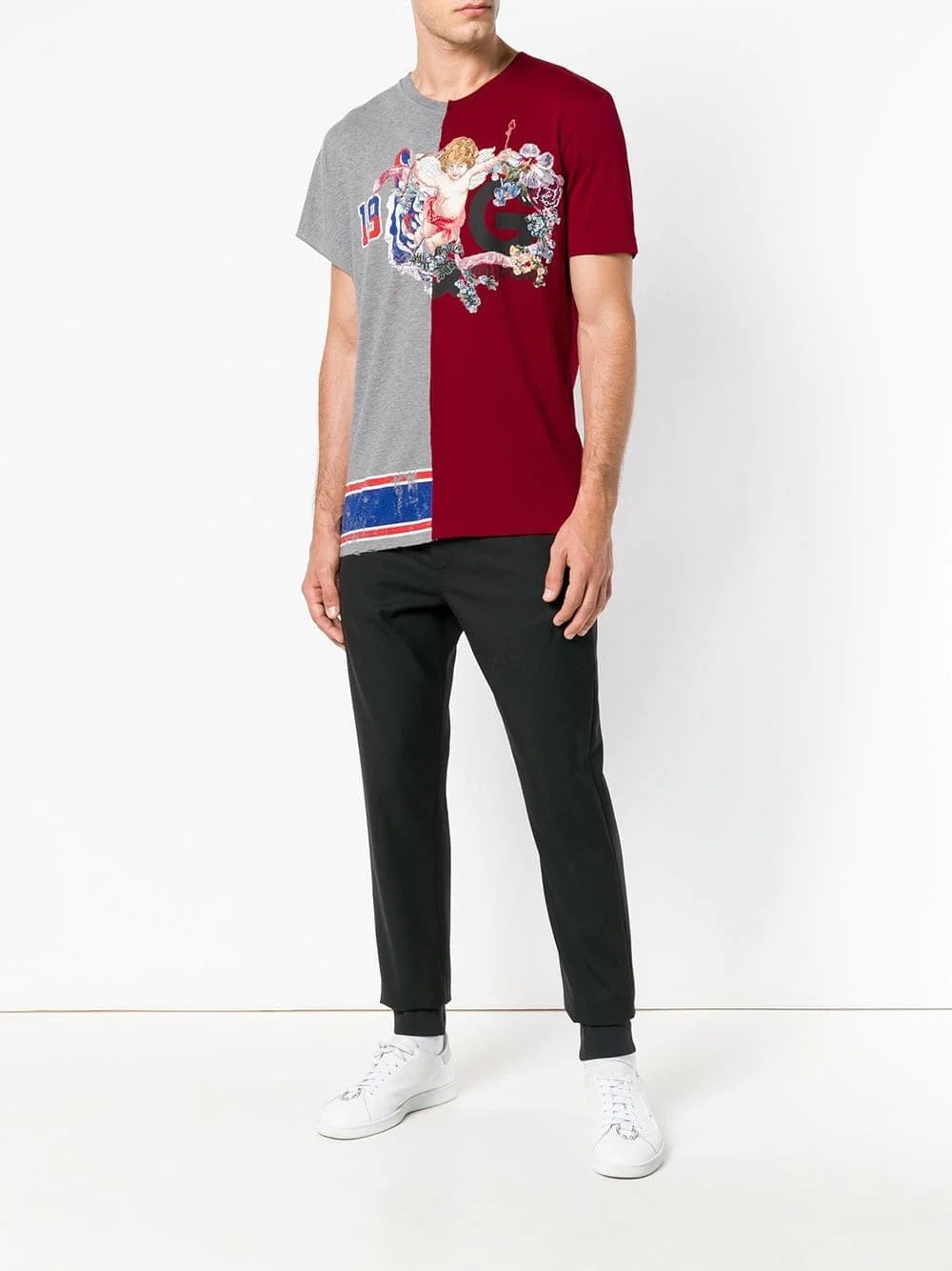 Dolce & Gabbana Rood / Grijs T-shirt