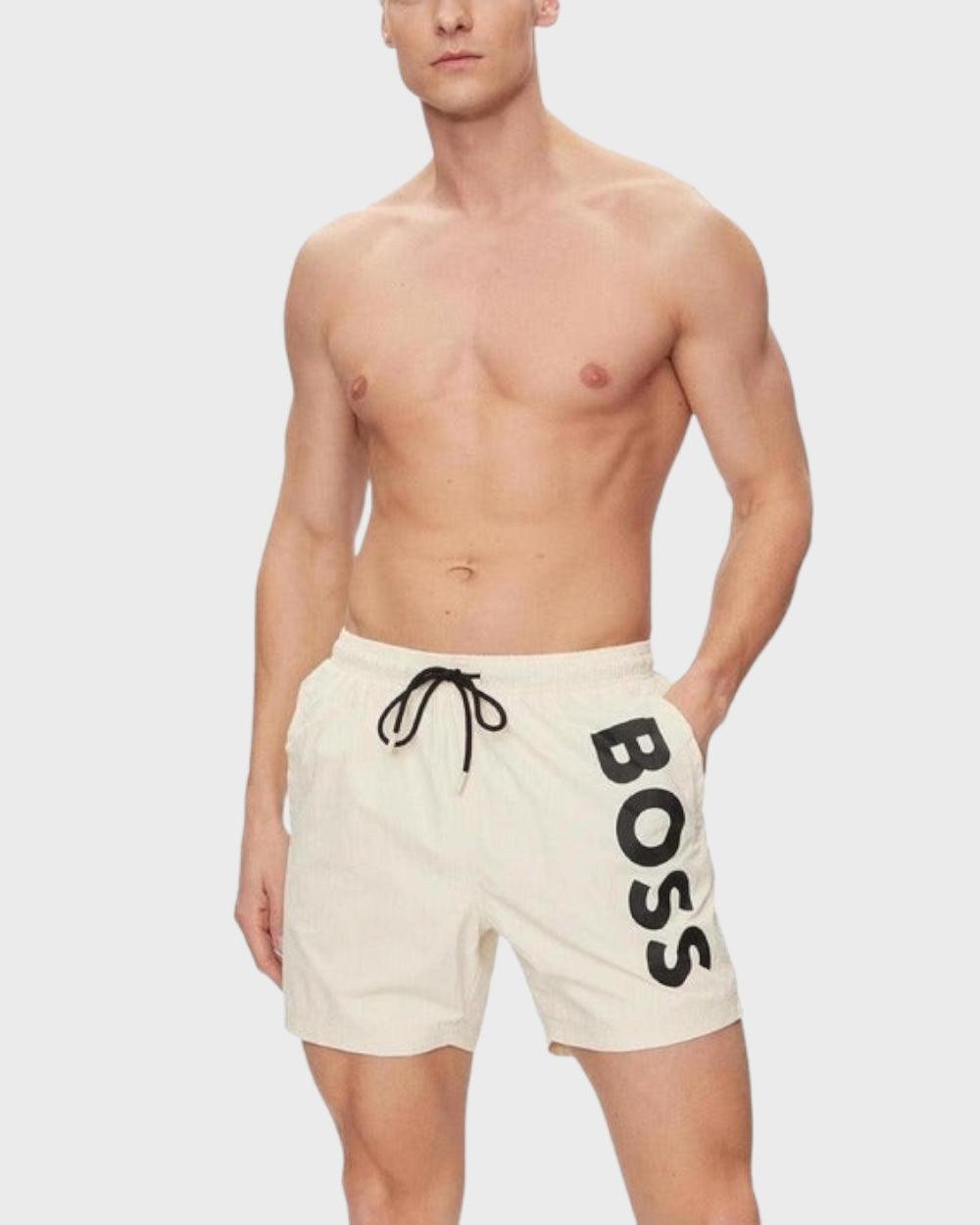 Hugo Boss Beige Zwembroek