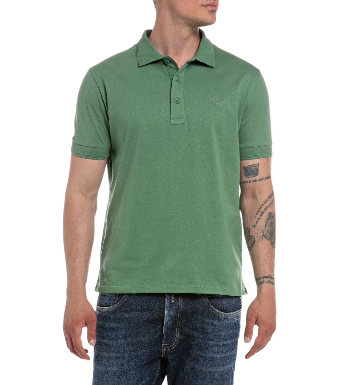 Replay Groen Polo