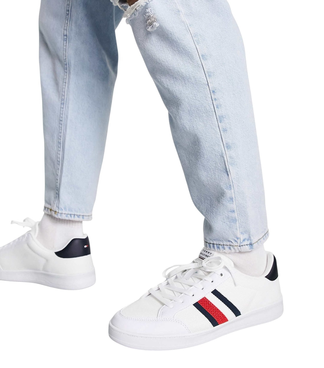 Tommy Hilfiger Sneakers Met Retro Vlag Eco-Conscious