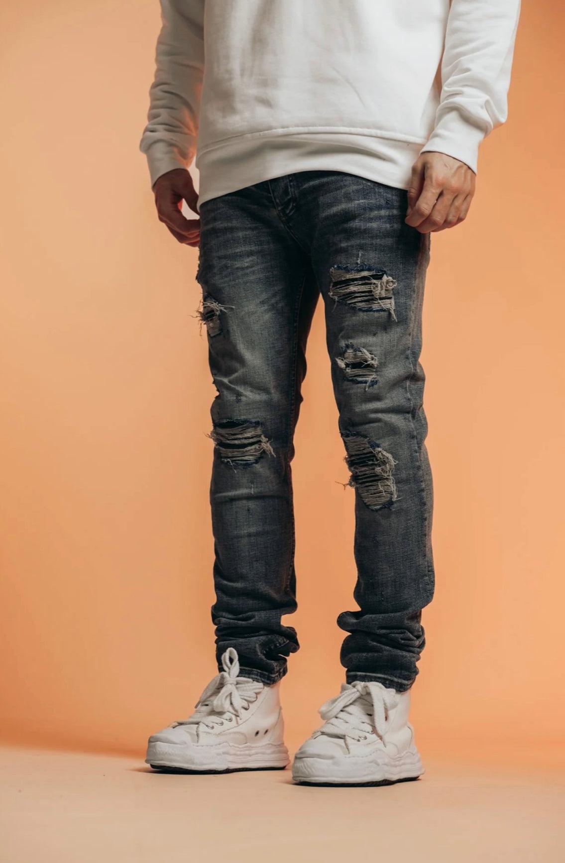 Richesse Blauw Force Deluxe Spijkerbroek / Jeans