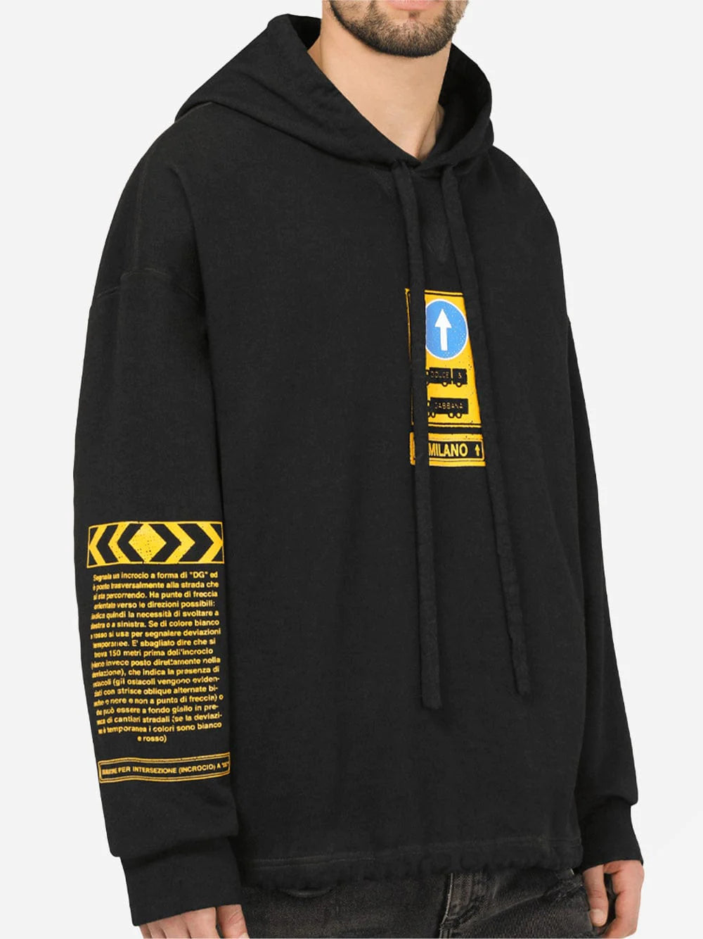 Dolce & Gabbana DG Shield Zwart Hoodie