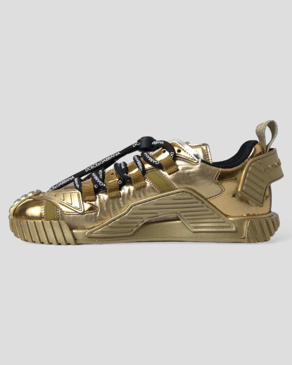 Dolce & Gabbana NS1 Sneakers Metallic Gold