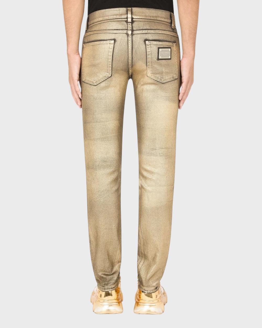 Dolce & Gabbana Goud Heren Jeans