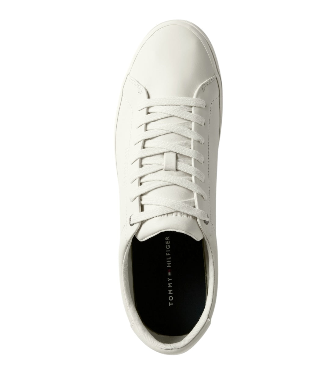 Tommy Hilfiger Off-White Corporate Sneakers Met Labeldetails