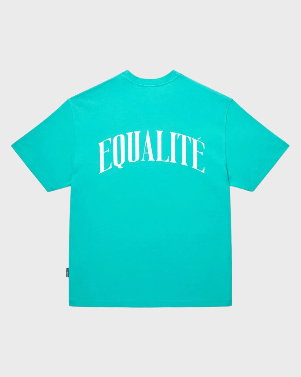 Equalite Oliver Oversized T-shirt Turqoise / Off White Unisex