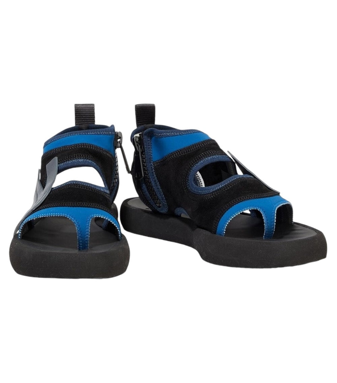 Off-White Chic Neoprene En Suede Sandalen