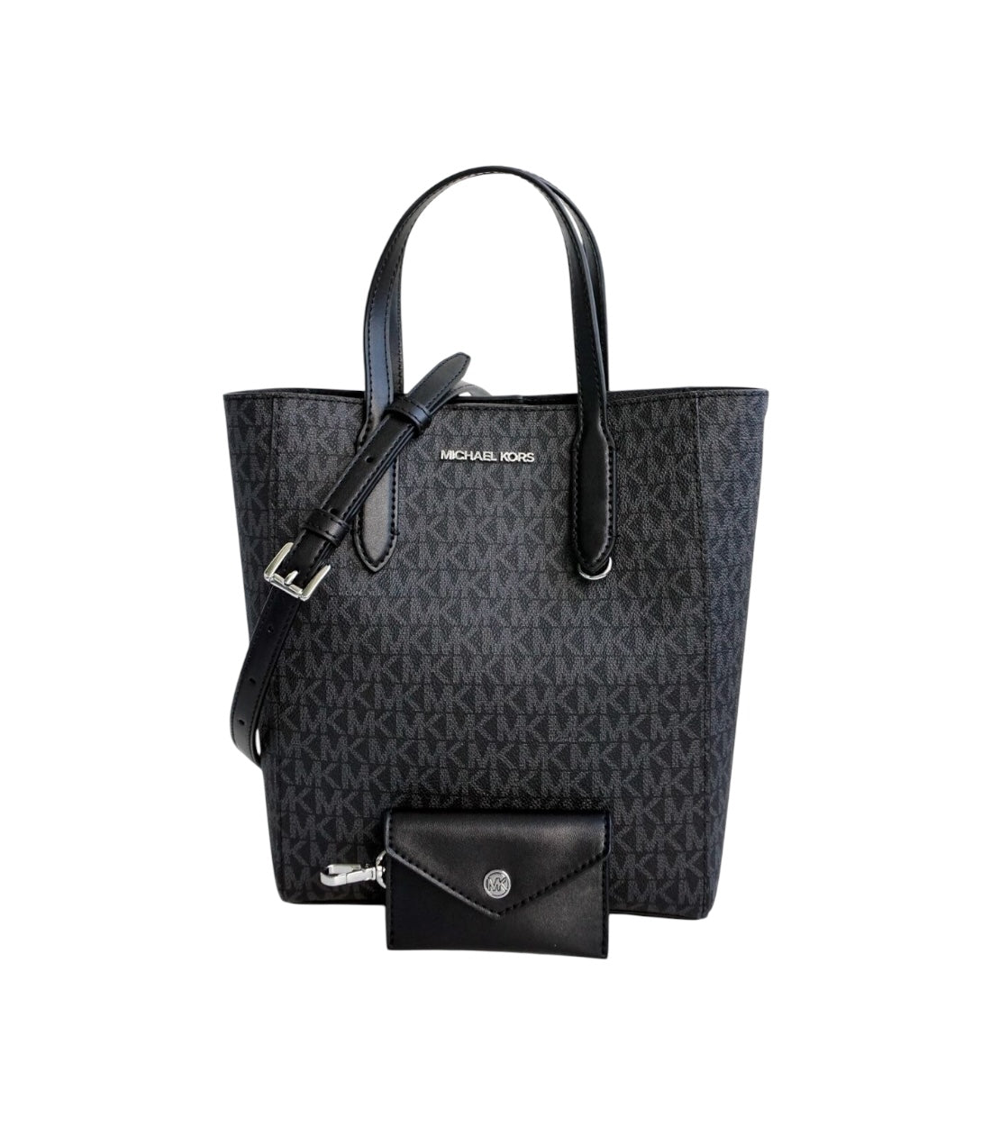 Michael Kors Zwart Vincent SM Tote Met Kaarthouder