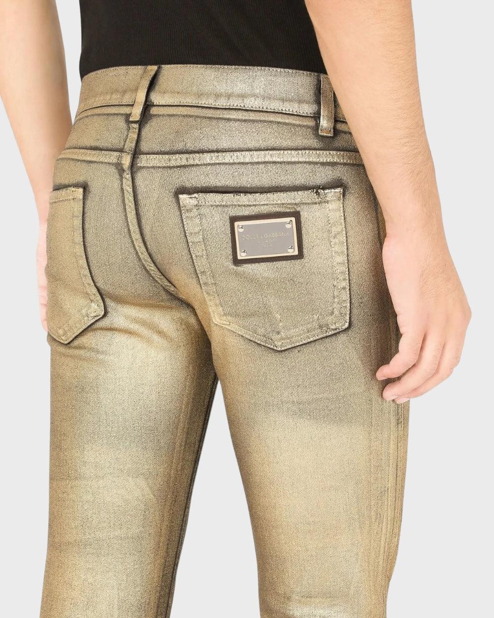 Dolce & Gabbana Goud Heren Jeans