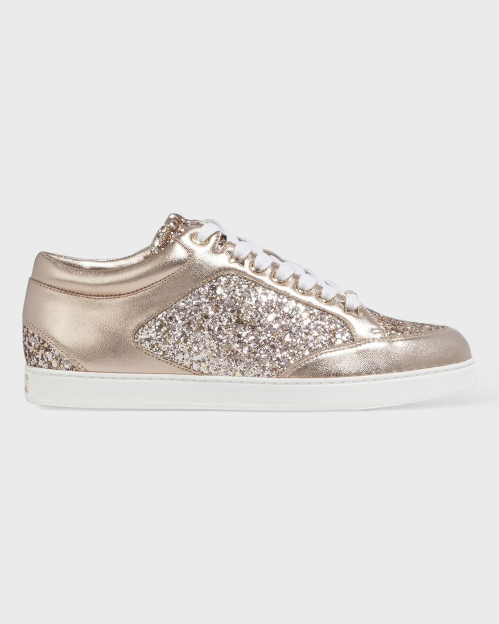 Jimmy Choo Roze Leren Miami Sneakers