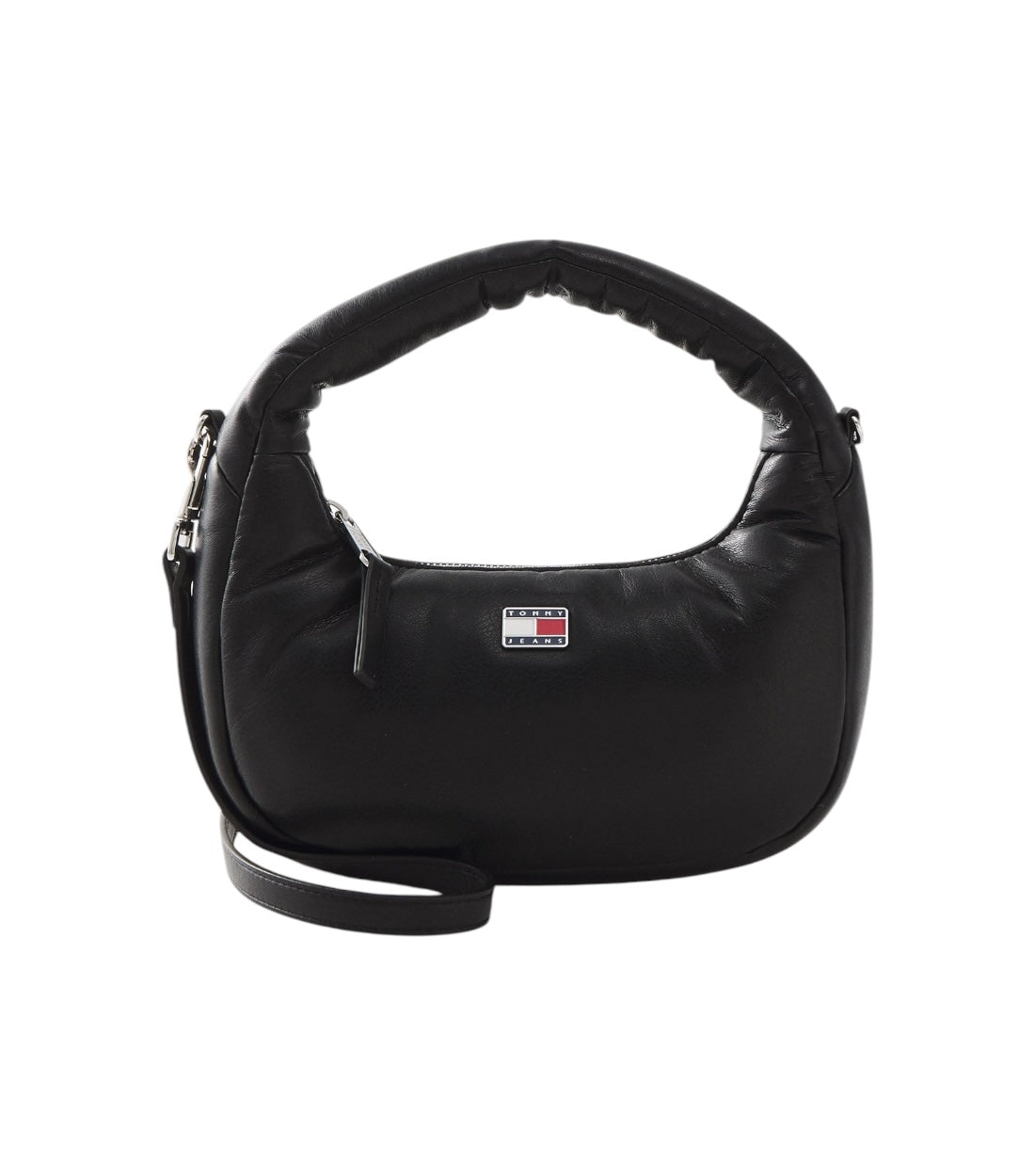 Tommy Hilfiger Jeans Zwart Pillow Mini Hobo Handtas