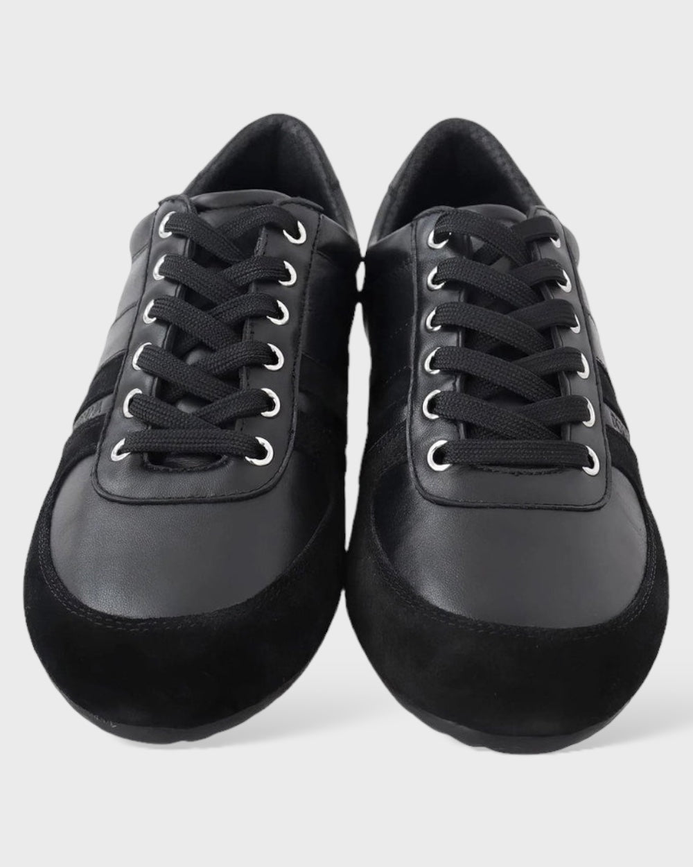 Dolce & Gabbana Zwart Leren Casual Sneakers