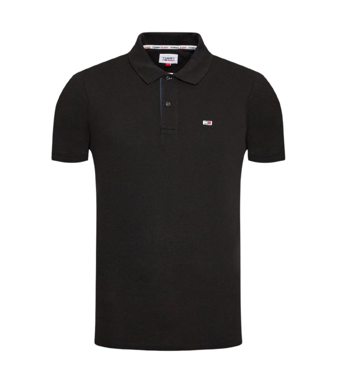 Tommy Hilfiger Jeans Zwart Slim Fit Polo