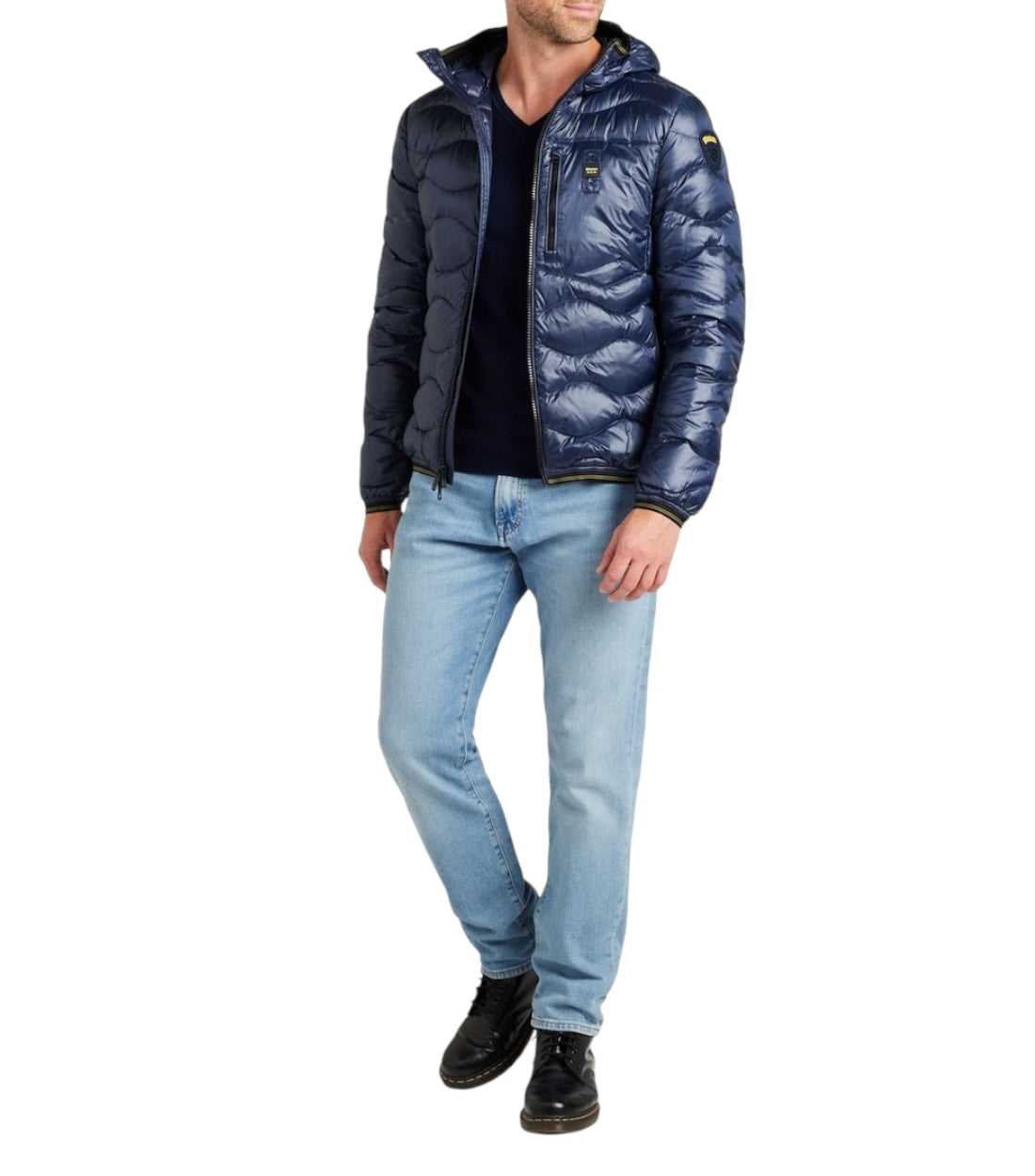 Blauer Navy Jas