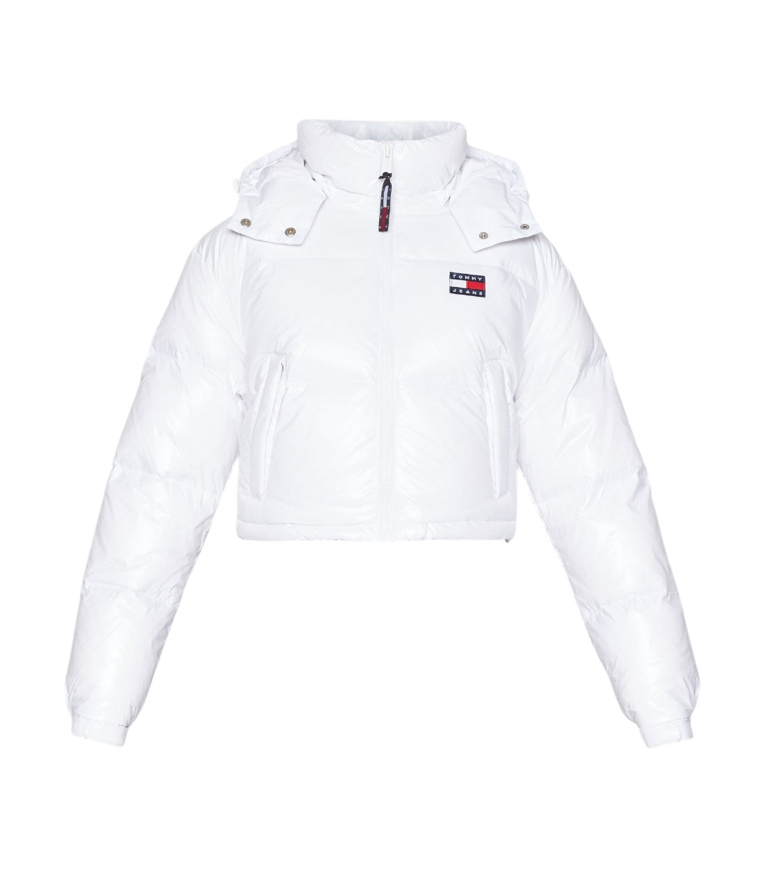 Tommy Hilfiger Wit Alaska Puffer Gewatteerde Jas