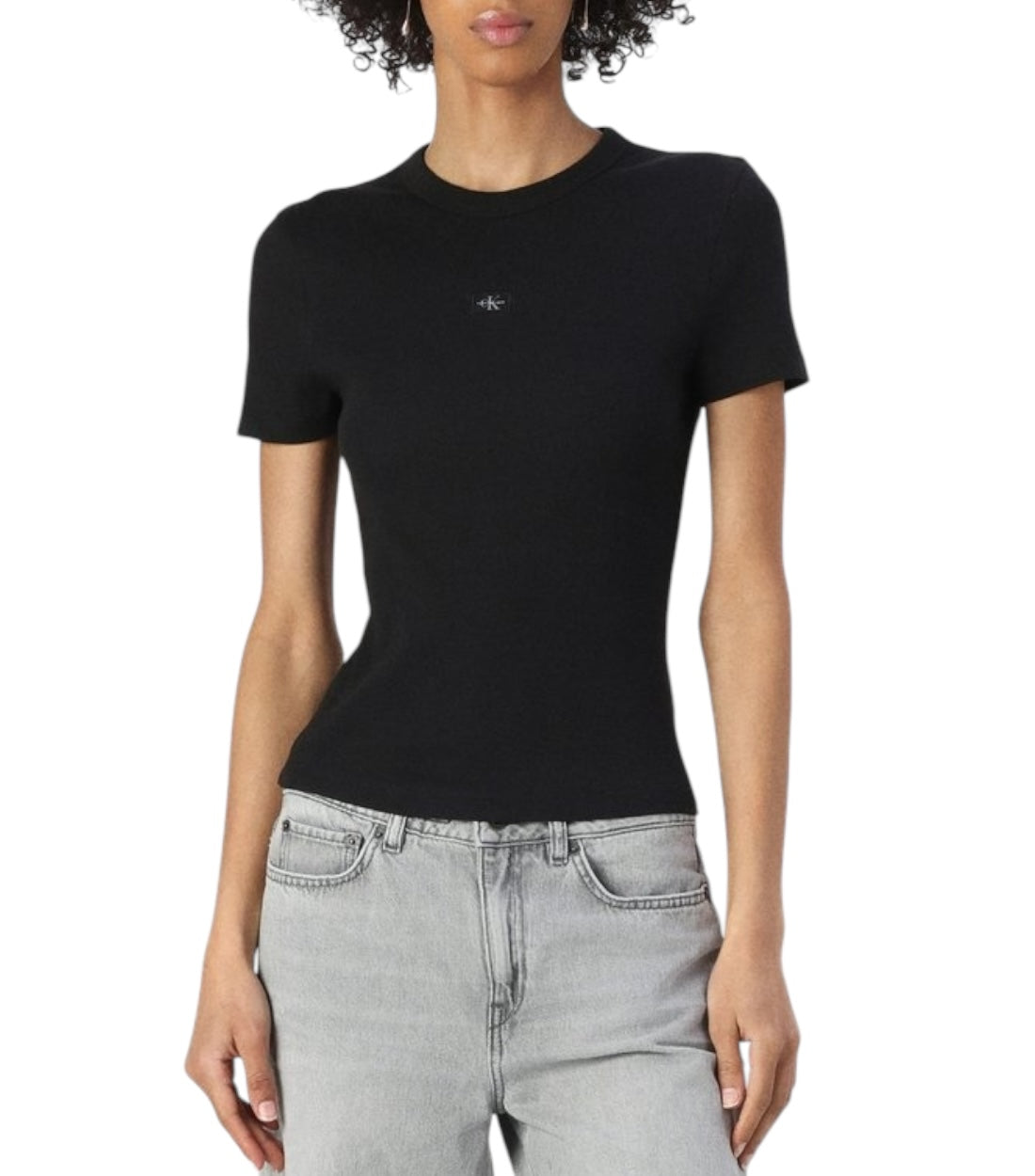 Calvin Klein Jeans Zwart T-shirt Met Label