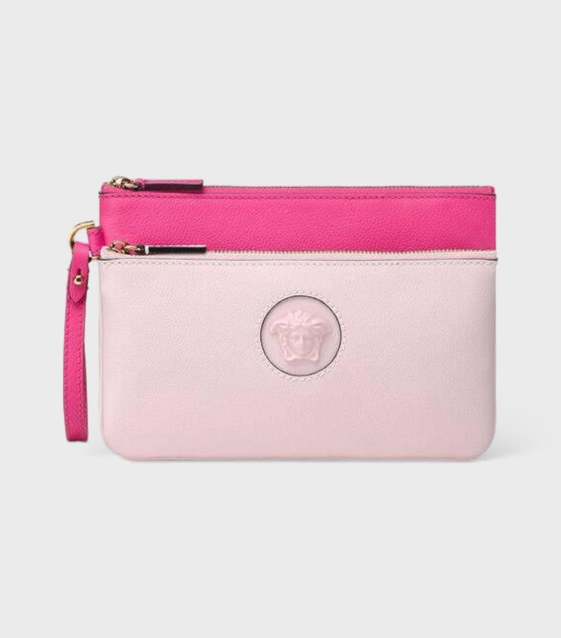 Versace Kalfsleer Pouch Tas Roze