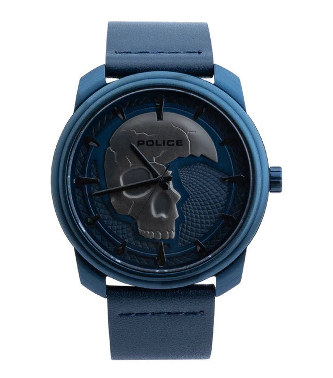 Police Blauw PL.15714JSBL/03B Heren Horloge