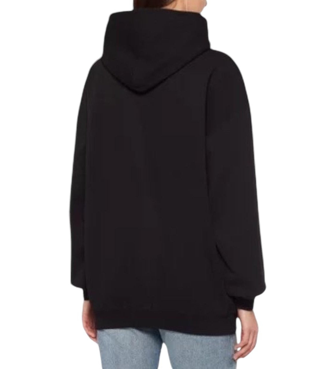 Balenciaga Zwart Paris Oversized Hoodie