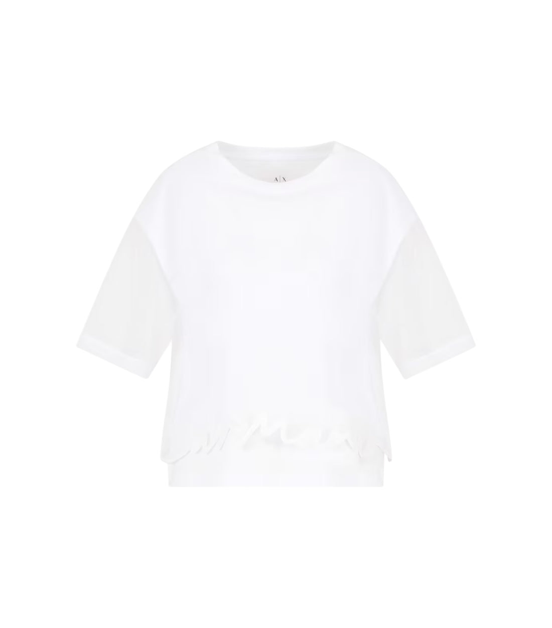 Armani Exchange Wit Cropped T-shirt Met Logo