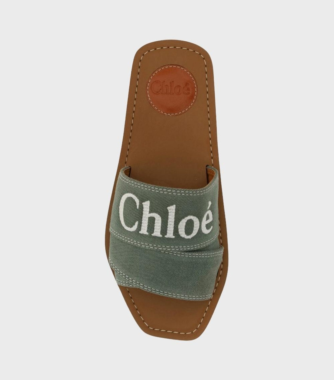 Chloé Woody Forest Groen Sandalen Dames