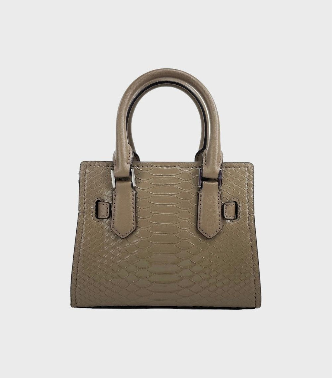 Michael Kors Hamilton XS Groen Slangenleren Print Handtas