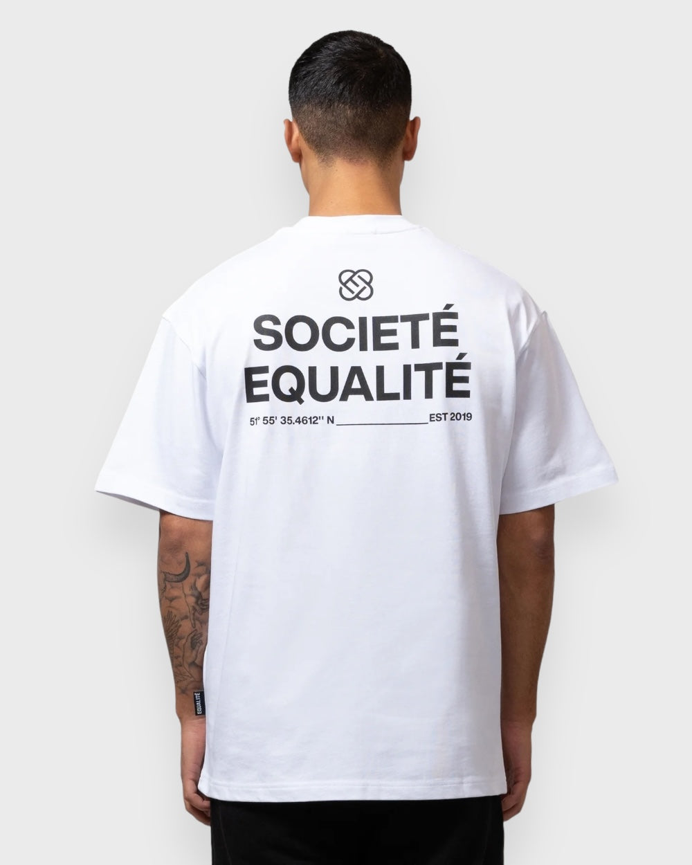 Equalite Societe Oversized Tee Wit