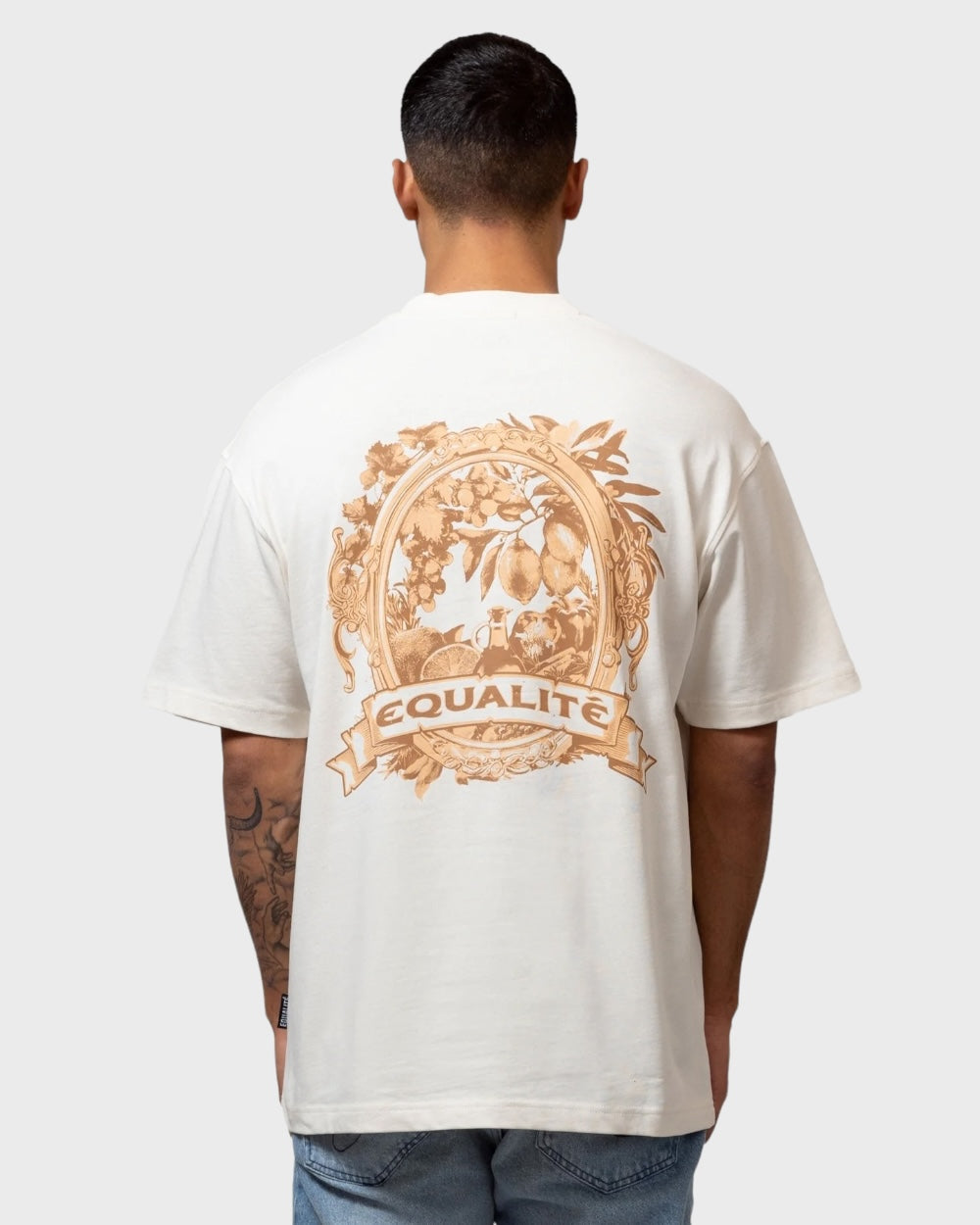 Equalite Painting Oversized Tee Off White