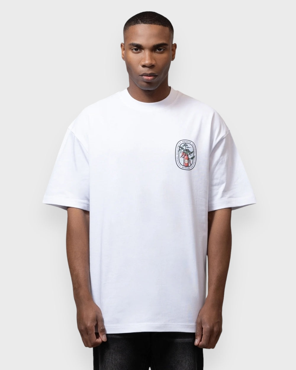 Equalite Pepper Oversized Tee Wit