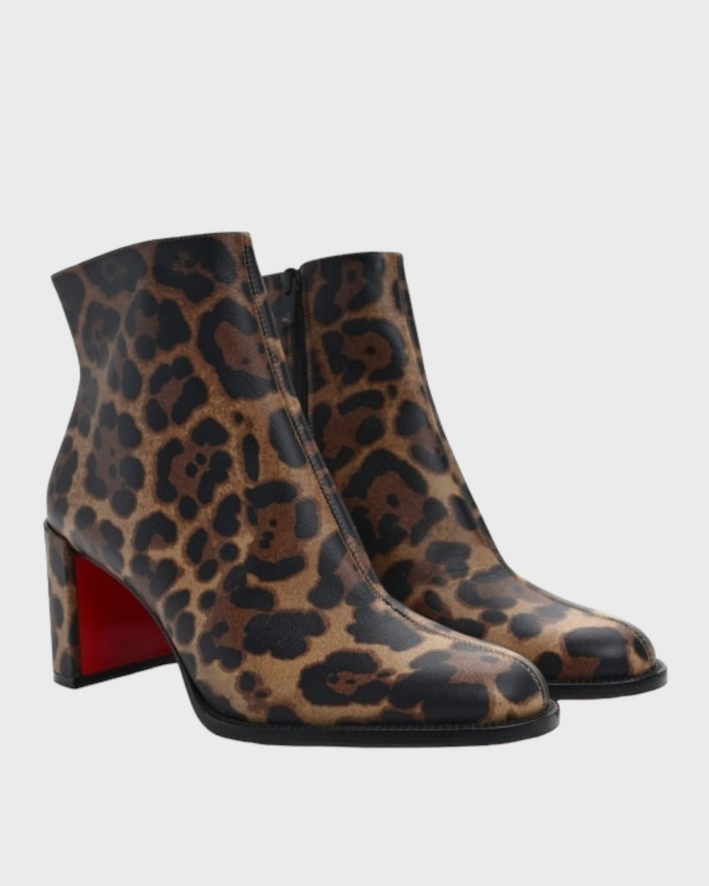 Christian Louboutin Adoxa 70 Leopard Print High Heel Boot