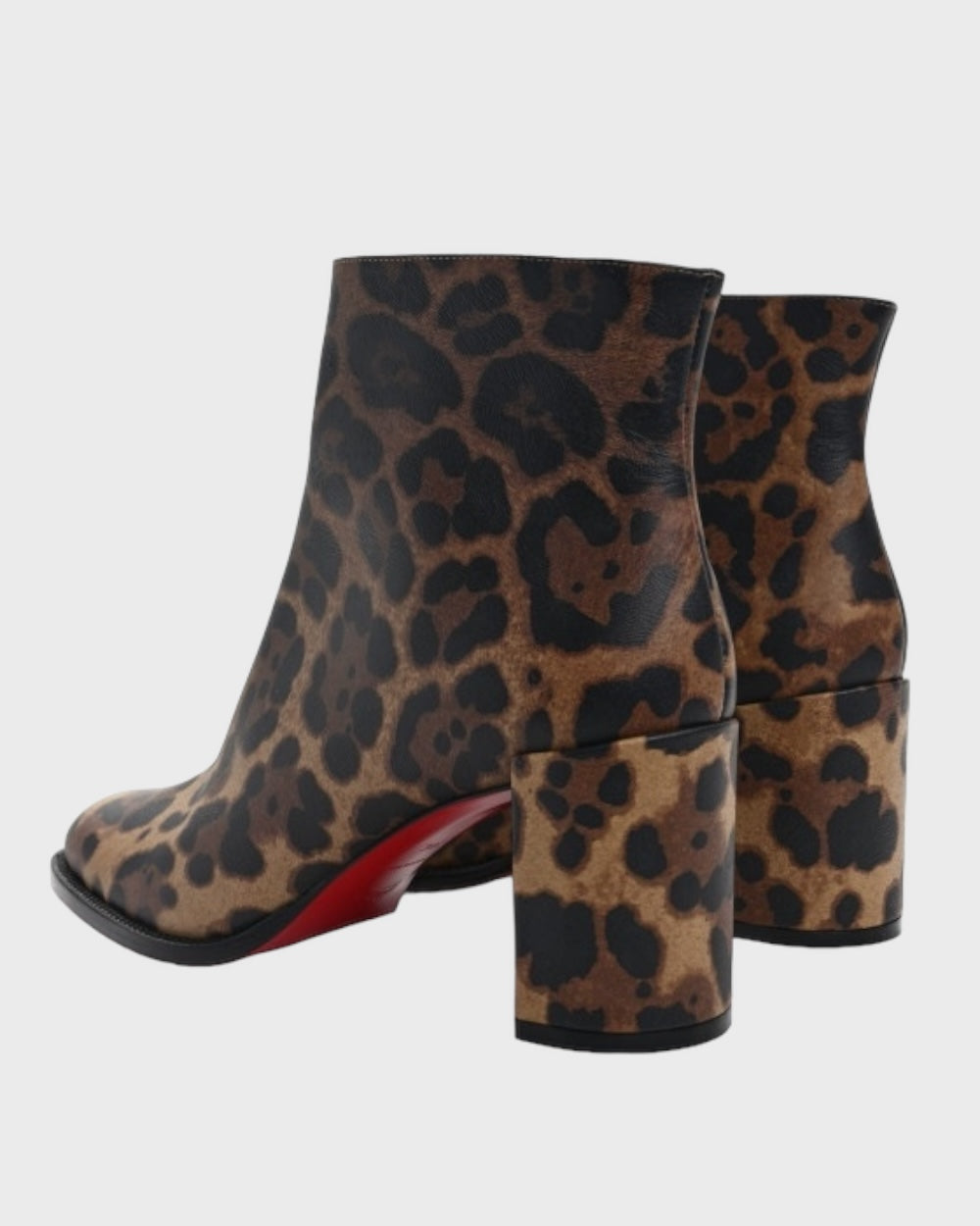 Christian Louboutin Adoxa 70 Leopard Print High Heel Boot