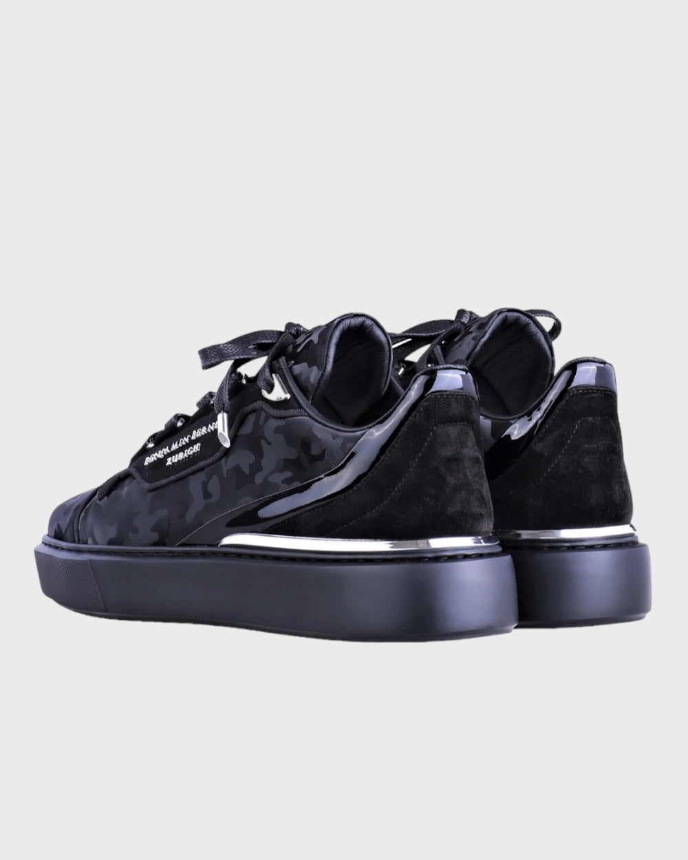 Benjamin Berner Raphael Low Top Reflective Camouflage Zwart