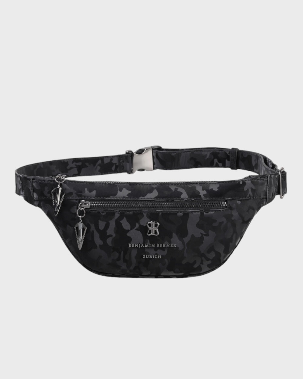 Benjamin Berner | Bumbag Reflective Camouflage Black