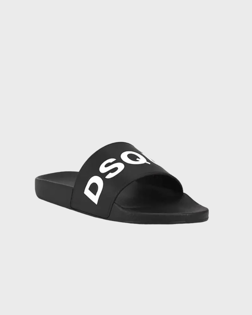 Dsquared2 Slipper Logo Zwart Wit