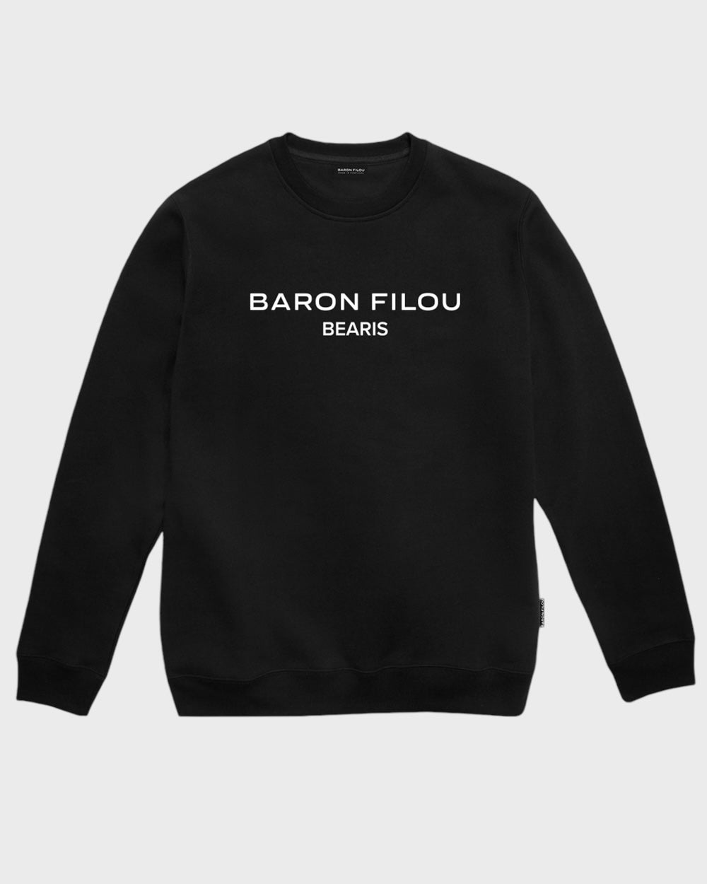 Baron Filou | Organic Pullover Backprint Filou CXVII Zwart