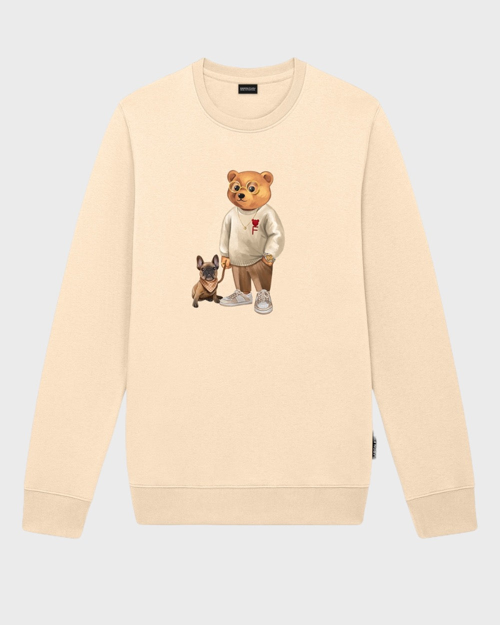 Baron Filou | Organic Pullover Filou LXXXVIII Beige