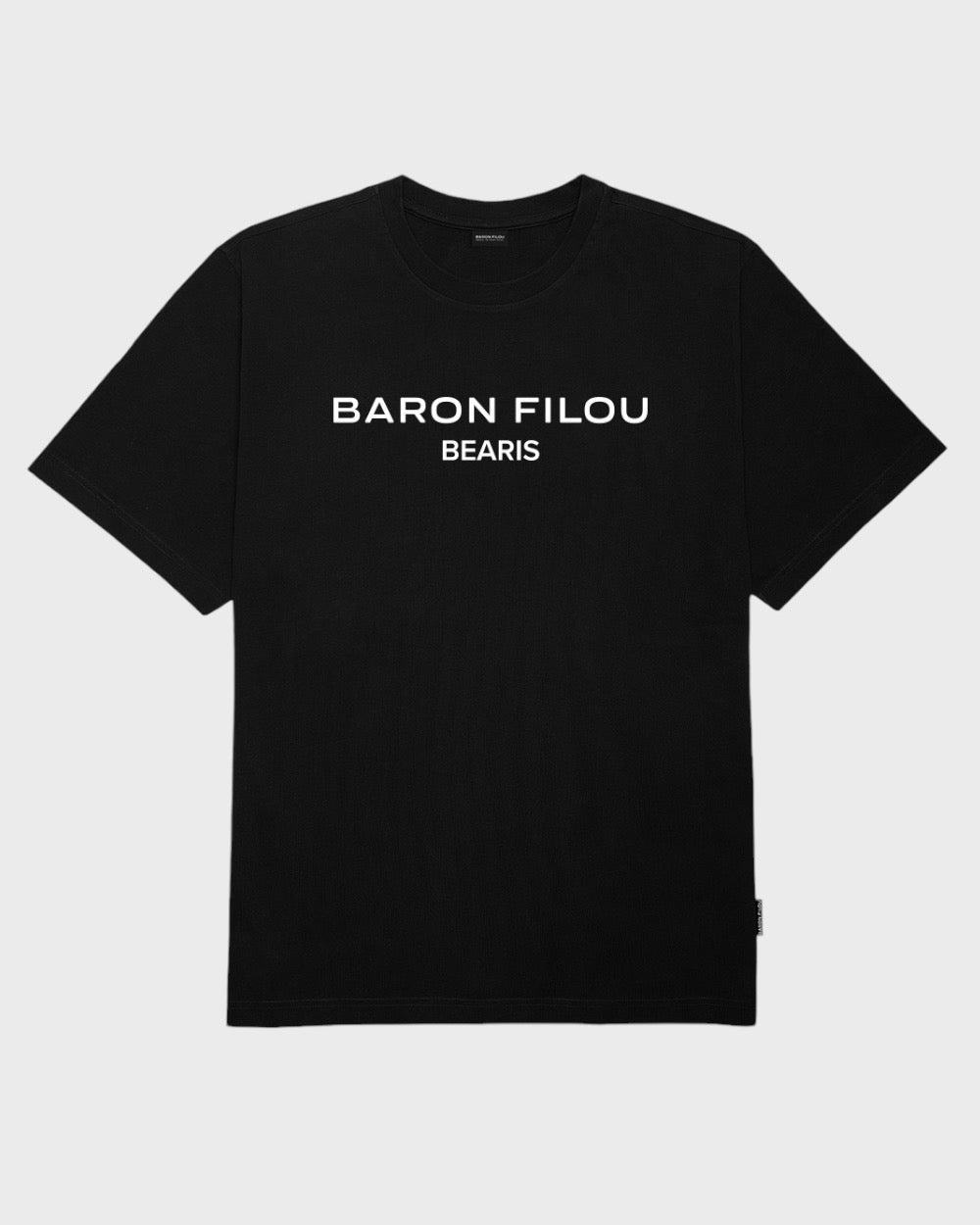 Baron Filou Organic Back Print Zwart T-shirt Unisex LXXXVII