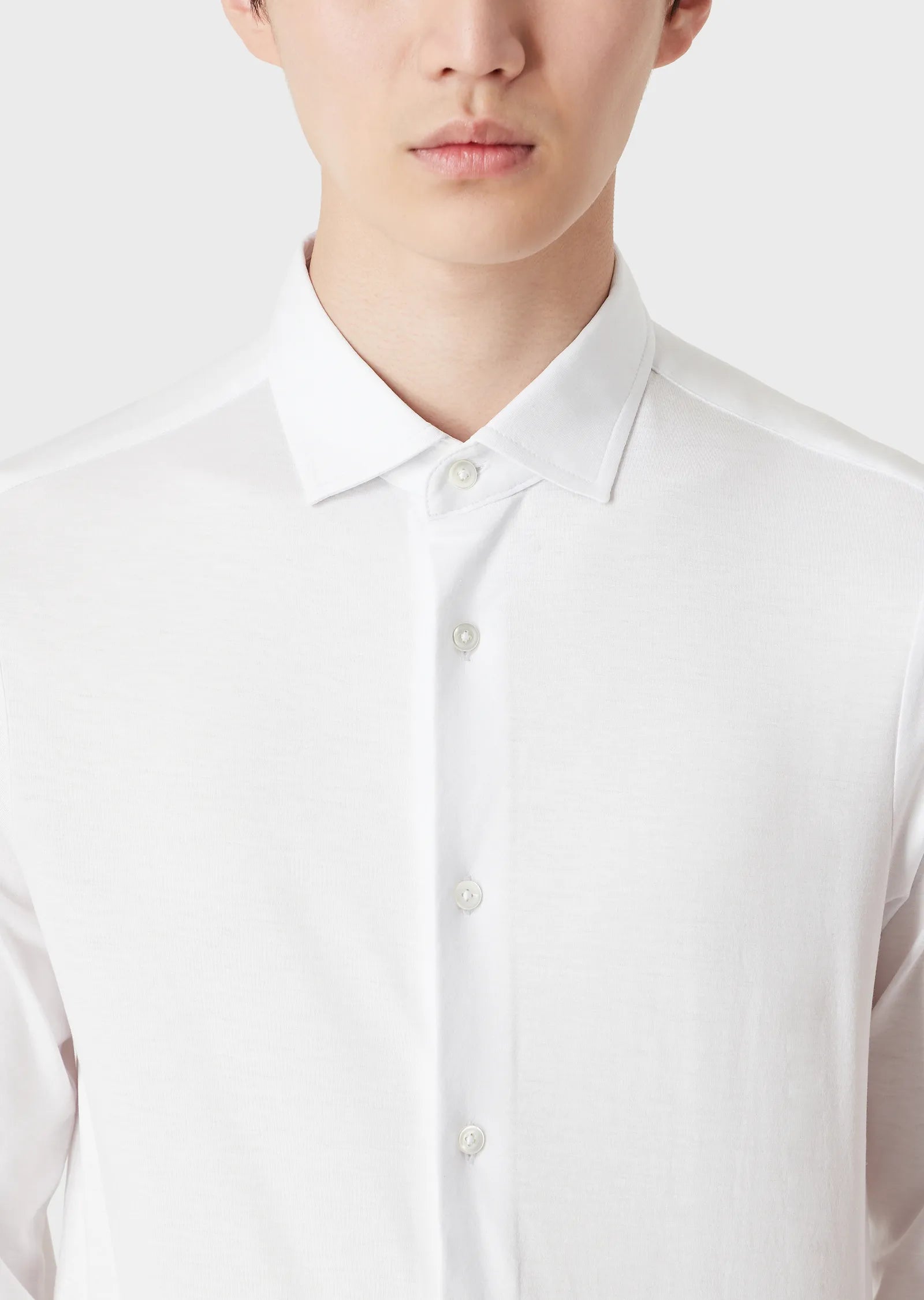 Emporio Armani | White stretch shirt